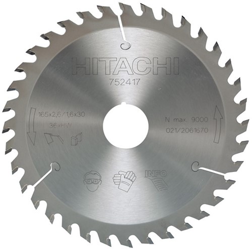 Hikoki Accessoires Hardmetalen Cirkelzaagblad 160X20/16 Z18 (Oud 750303/879395/879403) - 752406