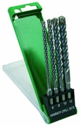 Hikoki Accessoires SDS-Plus HM 4-snijder hamerborenset 4-delig in cassette - 783390