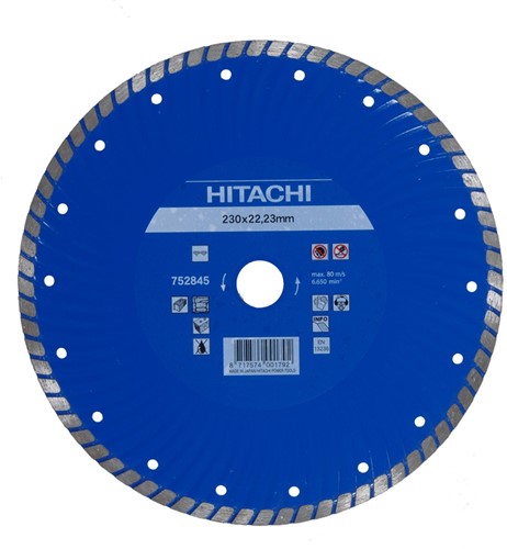 Hikoki Accessoires Diamant Zaagblad 230X22,2X6Mm Type Turbo - 752845