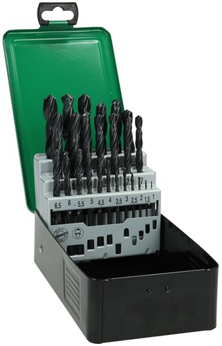 Hikoki Accessoires 25-Delige Metaalborenset HSS-R DIN 338 In Cassette - 780097