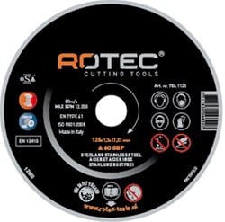 Rotec Doorslijpschijven INOX 230x2,0x22,2 A60SX - 25 stuks - 7863230