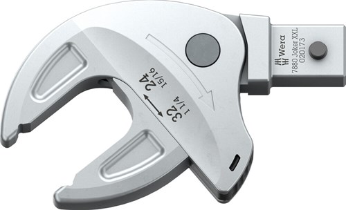 Wera 7880 Joker XXL zelfinstellende insteek-steeksleutel voor sleutelmaat 24-32 mm, 14x18mm, 14x18 x 24-32 x 15/16-1 1/4" x 113.5 mm - 05020173001