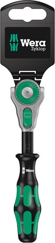 Wera 8000 A SB Zyklop-ratel met 1/4"-aandrijving, 1/4 duim x 152.0 mm - 1 stuk(s) - 05073260001