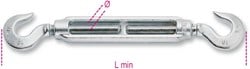 Beta 8007Z-2K M6-Spanschroeven 2 Haken 2Dlg - 080079306