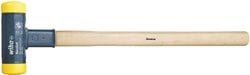 Wiha Kunststof hamer terugslagloos | met hickorysteel | rond-slagkop | 135 mm | 50 mm - 2097 - 02097