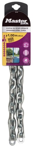 Masterlock Ketting, staal met vinyl, 8mm, 1m - 8016EURD 8016EURD