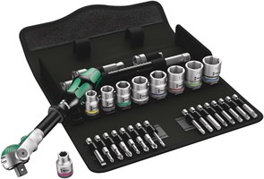 Wera 8100 SB 11 Zyklop Metal-ratelset, omschakelpal, 3/8-aandrijving