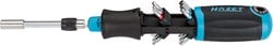 HAZET Bit ratelschroevendraaier 810R-4 · Sleufprofiel, Kruiskop profiel PH, Binnen-zeskant-profiel, Binnen-TORX®-profiel, 1/4 inch (6,3 mm) zeskant hol · 13-delig · PH1 · PH2 · 3 – 6 · T15 – T30