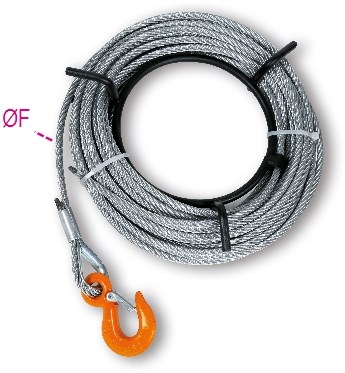 Beta 8148F 1,6X50M Kabel Met Haak - 081480551