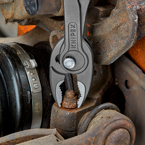 Knipex TwinGrip verstelbare grijptang | Antislip kunststof bekleed | Zwart geatramenteerd | Lengte 200 mm | Zelfbedieningskaart/blister - 82 01 200 SB-2