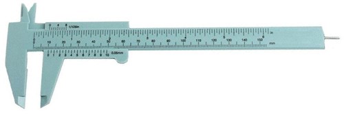 Brüder Mannesmann Schuifmaat 150 mm PVC (Hobby) - 822