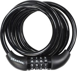 Masterlock Spiraalkabelslot, 1,80m x 8mm - 8221EURDPRO 8221EURDPRO