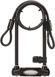 Masterlock U-slot 280mm met kabel 1,2m, geh. staal - 8285EURDPRO