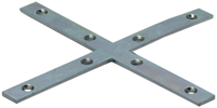 GB raamkruis 130 11x2 zink magnesium etiket | 25 stuks - GB83321