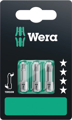 Wera 851/1 TZ Bits Phillips, PH 2 x 25 mm - 1 x 2 stuk(s) - 05073324001-3