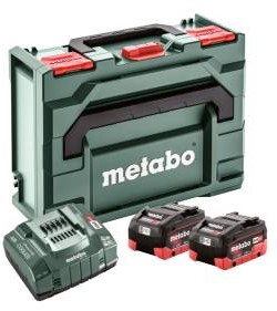 Metabo Basic-Set 2x 18v LiHD 8Ah Batteries ASC Ultra MetaLoc Pick+Mix  685131000