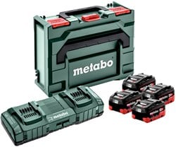 Metabo 18V LiHD Accu Basis-set 4 x 8.0Ah accu +1x duolader +Metaloc | 685135000  - 685135000