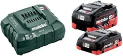 Metabo Basis-set LiHD 1x 4.0 Ah + 1 x 5.5 Ah + Lader ASC 55 - 685160000