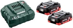Metabo Basis-set 2 x LiHD 4.0 Ah + Lader ASC 55 - 685163000