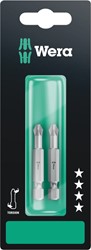 Wera 851/4 TZ Bits Phillips, PH 1 x 50 mm - 2 stuk(s) - 05134380001