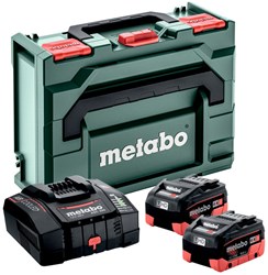 Metabo Basis-set LiHD | Accu starterset 18V in metaBOX 145 (2x 10.0Ah LiHD accu + ASC 290 lader) - 685304000