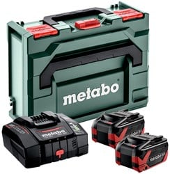 Metabo Basis-set 2 x LiHDX 8.0 Ah | Met ASC 290 supersnellader  - 685305000
