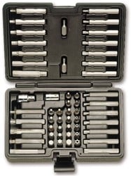 Beta Assortiment van 52 bits met 10 mm en 2 toebehoren (art. 867PE, 867PE/L, 867XZN, 867XZN/L, 867TX, 867TX/L, 867RTX, 867RTX/L, 867/1, 867/1) 867/C52 - 008670901