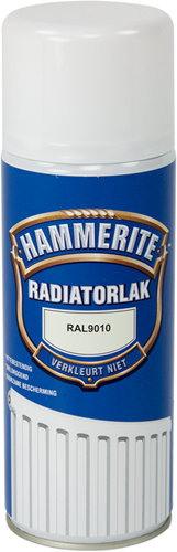 Hammerite Radiatorlak | RAL9010 | Spray | 400ml - 5110536