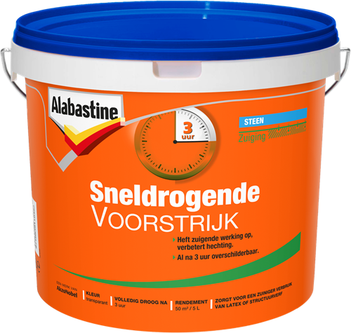 Alabastine Voorstrijk Sneldrogend | 2PL | 5L - 5616103