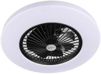 Eurom Ceiling fan LRC Black | Lamp en ventilator in 1 | ø 58 cm | 385298 385298