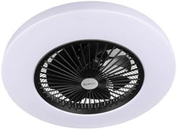 Eurom Ceiling fan LRC Black | Lamp en ventilator in 1 | ø 58 cm | 385298 385298