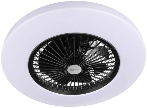 Eurom Ceiling fan LRC Black | Lamp en ventilator in 1 | ø 58 cm | 385298 385298