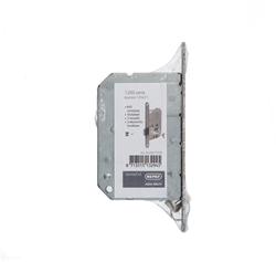 Nemef_YALE 1256 Kastslot | DM50mm | klaviersleutel | voorplaat RVS 20x174mm afgerond | messing nachtschoot | 2 sleutels | DR 1+2+3+4 - 9125617535