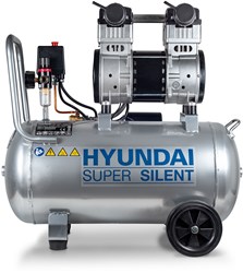 Hyundai Stille Compressor | 50 Liter | 8 Bar | Geluidsstil - 55755