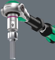 Wera 8740 B HF Binnenzeskant Zyklop Bitdop met 3/8"-aandrijving met vasthoudfunctie, 5,0 x 35 mm - 1 stuk(s) - 05003033001-3