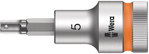 Wera 8740 C HF Zyklop Bit/dop-combinatie met Vasthoudfunctie met 1/2" Aandrijving , 5.0 x 60 mm - 1 stuk(s) - 05003821001