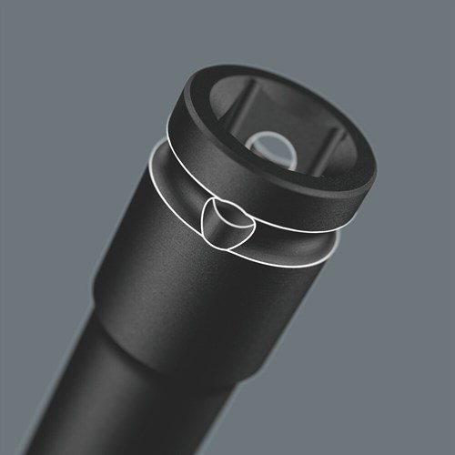 Wera 8790 C Impaktor Deep doppen met 1/2"-aandrijving, 17 x 83 mm - 05004834001-3