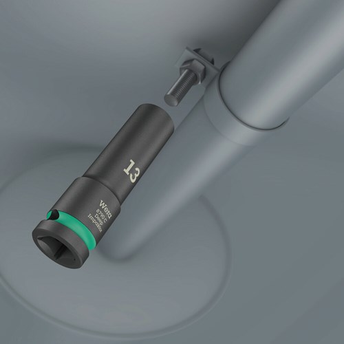 Wera 8790 C Impaktor Deep doppen met 1/2"-aandrijving, 17 x 83 mm - 05004834001-2
