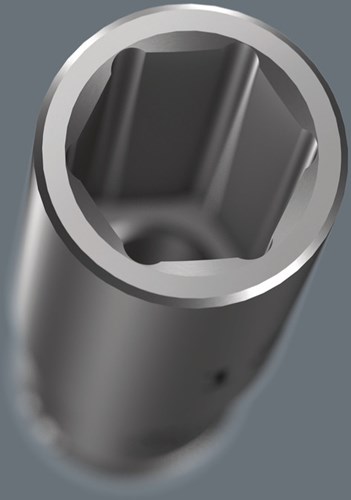 Wera 8790 HMB Deep Hand- en Machinedop met 3/8"-aandrijving, 18 x 64 mm - 05004540001-2