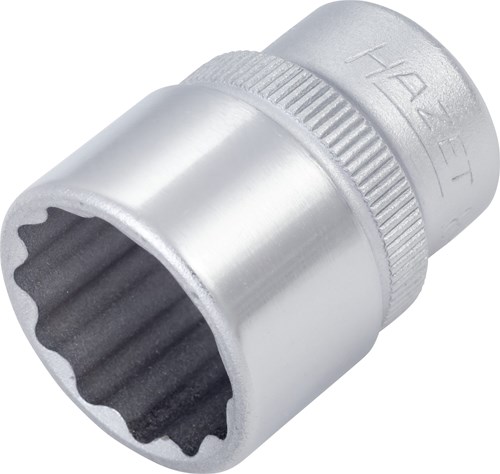 HAZET Dopsleutel 880Z-17 · 3/8 inch (10 mm) vierkant hol · Buitentwaalfkant tractieprofiel · SW 17 mm