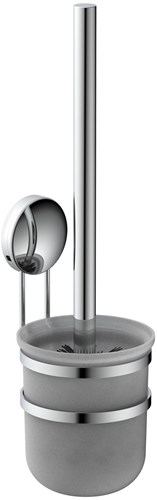 EISL Toiletborstelhouder met wandhouder | chroom | om te lijmen of te schroeven - BA0205 BA0205