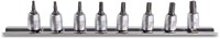 Beta 8-delig set schroevendraaierdoppen voor Torx® schroeven (artikel 900TX) op een houder 900TX/SB8 - 009000730