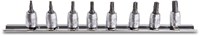 Beta 8-delig set schroevendraaierdoppen voor Torx® schroeven (artikel 900TX) op een houder 900TX/SB8 - 009000730-2