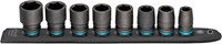 HAZET SmartRail · Flexibele kunststof opsteekstrip 900S-SR/8 · 1/2 inch (12,5 mm) vierkant hol · Buiten-zeskant-tractieprofiel · 8-delig · 13 · 17 · 18 · 19 · 21 · 22 · 24 · 27