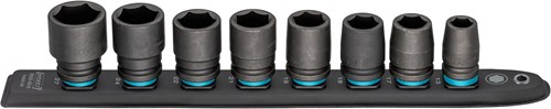 HAZET SmartRail · Flexibele kunststof opsteekstrip 900S-SR/8 · 1/2 inch (12,5 mm) vierkant hol · Buiten-zeskant-tractieprofiel · 8-delig · 13 · 17 · 18 · 19 · 21 · 22 · 24 · 27