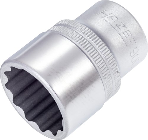HAZET Dopsleutel 900Z-24 · 1/2 inch (12,5 mm) vierkant hol · Buitentwaalfkant tractieprofiel · SW 24 mm