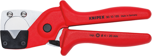 Knipex 90 10 185 buizensnijder voor meerlaagse en pneumatische | slangen van kunststof | met glasvezel - 90 10 185 afbeelding