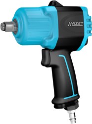 HAZET Twin Turbo slagmoersleutel 9012TT · Losdraaimoment maximaal [Nm]: 2200 Nm · 1/2 inch (12,5 mm) vierkant massief · Krachtig slagwerk met dubbele hamer