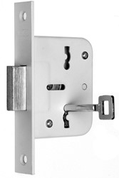 Nemef 210-40, Kastslot, Dm40Mm, Klaviersleutel, Voorplaat Staal Gelakt - 9021000400 - 9021000400