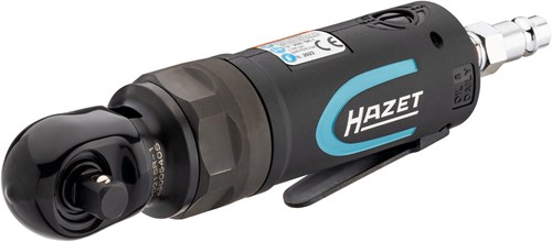 HAZET Slag ratelschroevendraaier 9021SR-1 · 3/8 inch (10 mm) vierkant massief · Lengte: 158 mm · Krachtig slagwerk met dubbele hamer